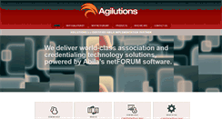 Desktop Screenshot of agilutions.com